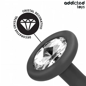 ADDICTED TOYS - SET DI 3 TAPPI ANALI CON GIOIELLO